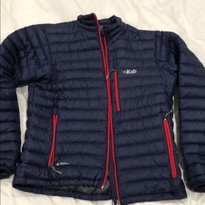 Men’s RAB microlight down jacket